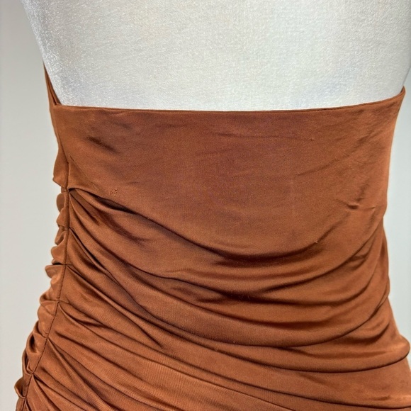 GAUGE81 Riga Mini Dress in Chestnut Size S - Picture 9 of 15
